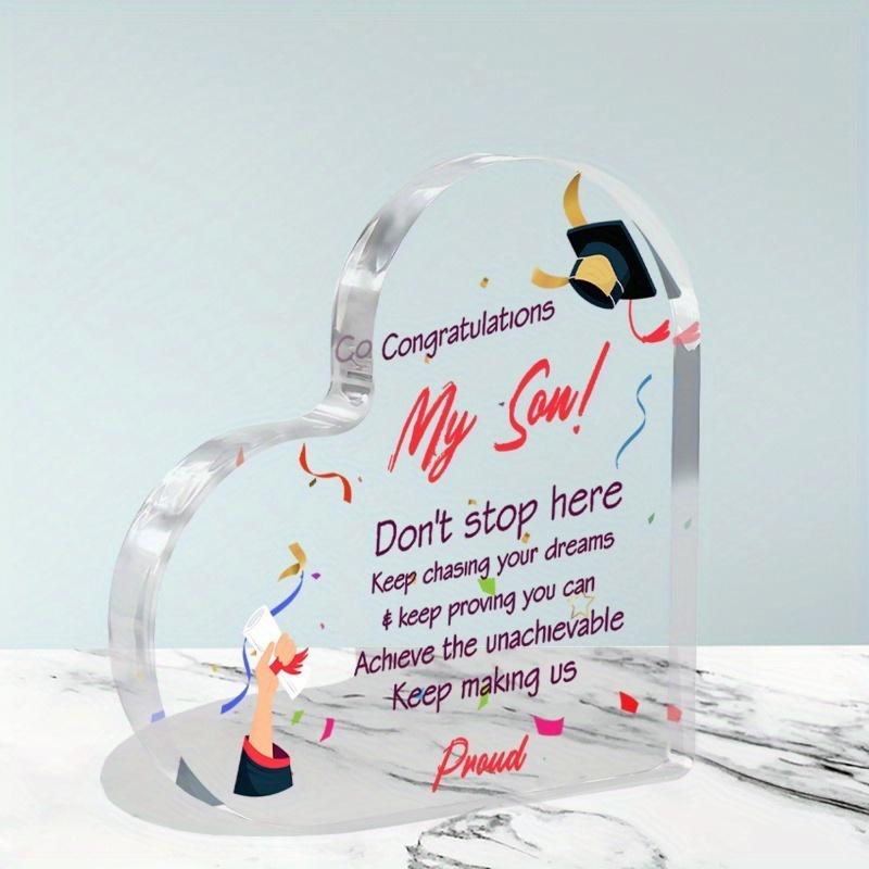 

University Graduation Plaque - 2025 Graduation Gift for Your Son s Achievement чистый