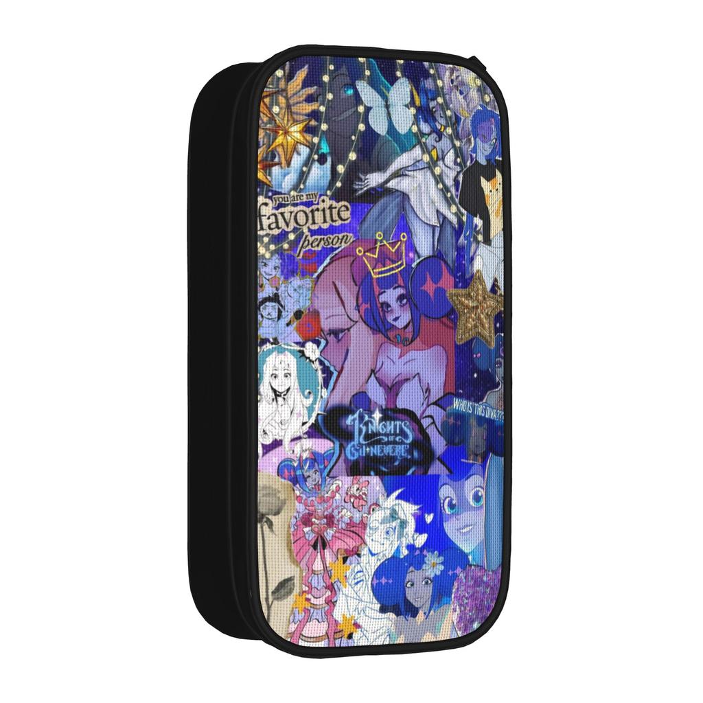 K-Knights Of Guinevere Merch Pencil Case Large-capacity Office Supplies  Pen Case Gift