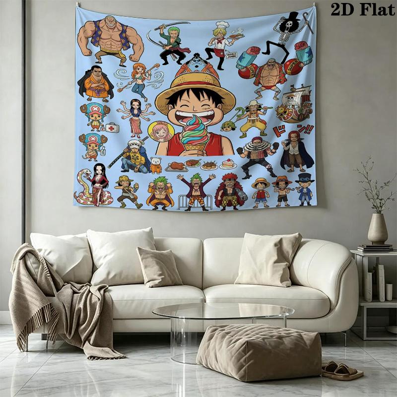 Arazzo da Parete One Piece Appeso Estetico alla Parete Coperta in Tessuto Stampato Arazzi Decorativi per Camera da Letto Soggiorno Decorazione per la Casa