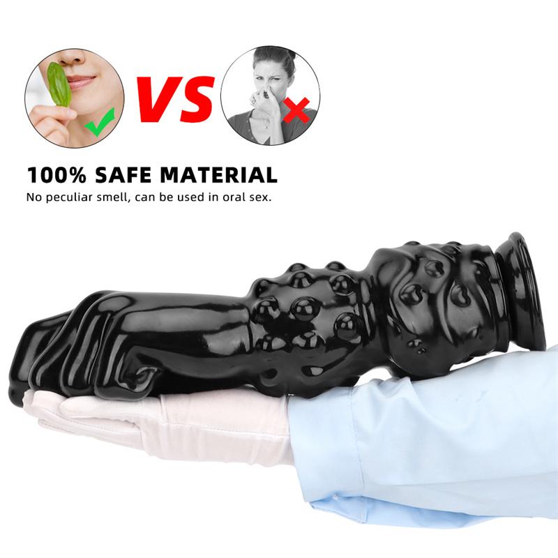 Black Oversized Fist Fake Arm Masturbation Fisting Anal Plug Rear Asshole Sex Toys Expansion Devices
