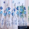 100*200cm Colorful Tulips Printing Tulle Curtains Sheer Drape Balcony Window Decoration