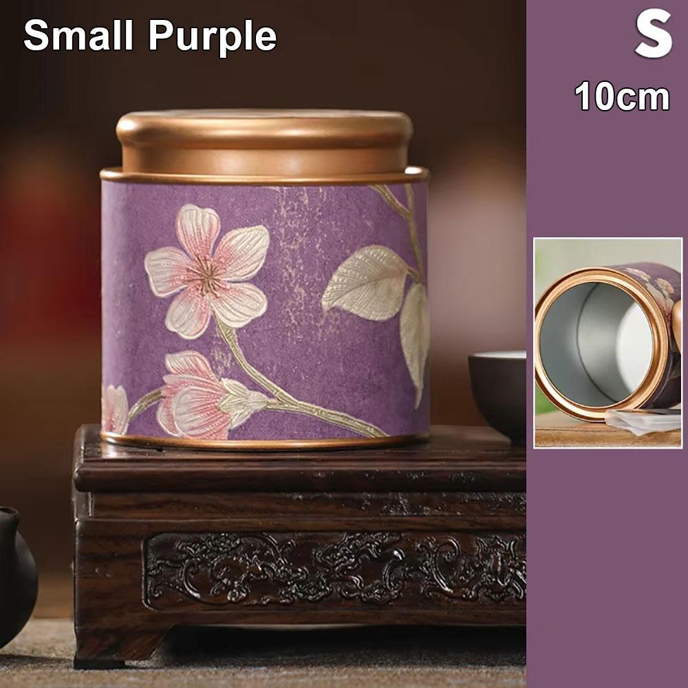 1Pcs Durable 10/19cm Empty Tea Can Green Black Tea Packaging Tea Sealed Jar Household Small Tinplate Storage Can