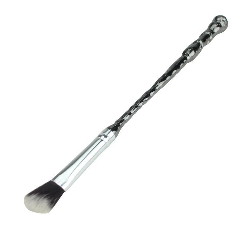 Harry Potter Magic Wand Makeup Brush With Aluminum Handle Portable Cosmetic Tool For Students