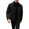 New Solid Color Single-breasted Lapel Woolen Jacket Casual Business Men's Jacket
