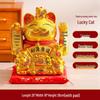 Ceramic Lucky Cat Figurine with Waving Hand – Customizable Gold Shop Gift for 2026 Opening Ceremony