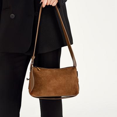 Premium Retro Matte Suede Bag New Niche Underarm Bag Versatile Trend Fashion Messenger Bag