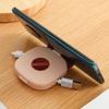 Cable Organizer Rotating Cable Winder Box Plastic Portable Wire Storage Case Phone Holder Mouse Wire Earphone Cord Storage