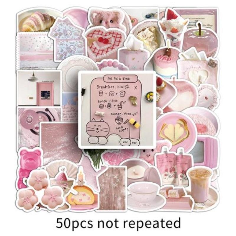 Kawaii Cat Sticker Cute Girl Sticker Kawaii Cartoon Princess Girl Sticker Lovely Sticker for DIY Decorative Scrapbook Bottle Luggage
