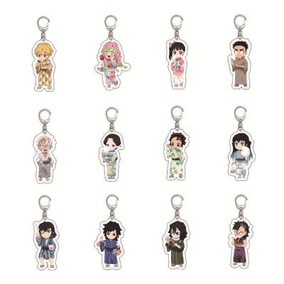 Demon Slayer Acrylic Keychain: Tanjiro & Zenitsu