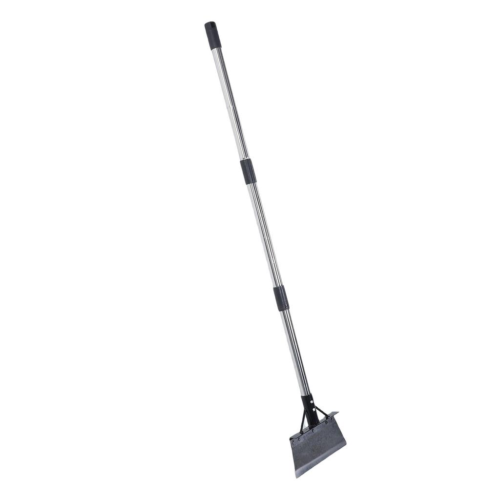 Multifunctional Garden Cleaning Shovel Flat Spade with 47.2in Adjustable Detachable Handle Floor Snow Ice Scraper for