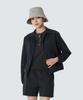 Snowpeak Apparel Pico Sunblock Ultralight Women'S Stand-Neck Windbreaker (S26Mwtwb77) Dark Charcoal