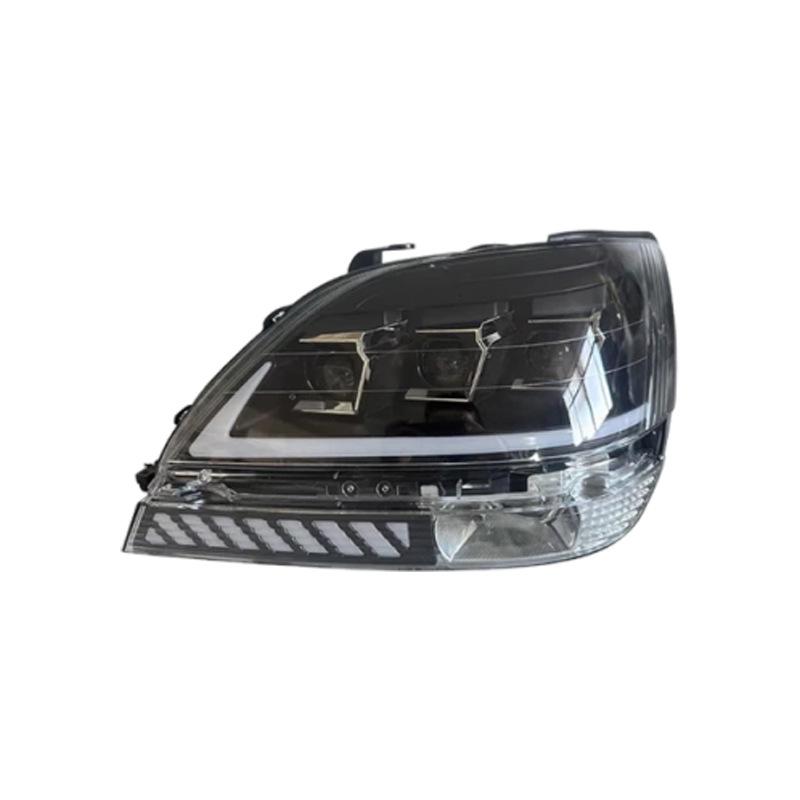 LED Projector Headlights with Flowing Turn Signals for 1998-2003 Lexus RX