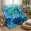 Ocean Life Adventure 56 Theme blanket Lightweight Warm Flannel Blanket Decorative Throw Blanket for Home Decoration