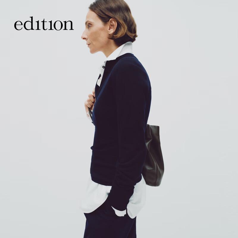 editionE+ 2025 Winter Half-Zip Wool Sweater