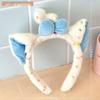 Girlish Amusement Park Cute Pet Ears Headband - Versatile Makeup, Wash Face, and Photo Prop Hair Clip Headwear.