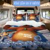 Literie Motif Grizzy et les Lemmings, Ensemble Couette Housse de Couette Taie d'Oreiller Cadeau d'Anniversaire pour la Maison (1 housse de couette + 2 taies d'oreiller, sans garnissage.)XSJT0917057