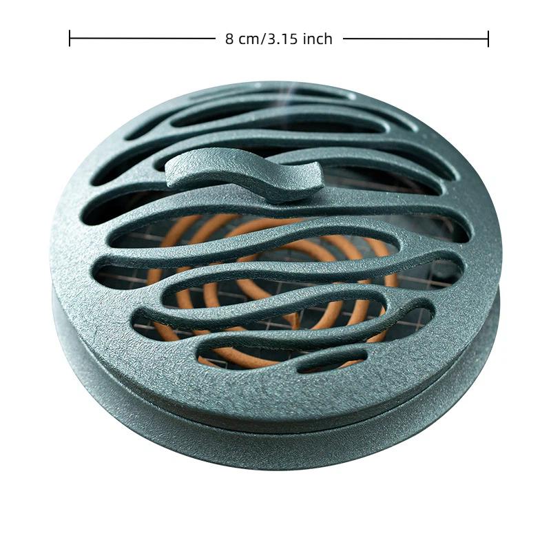 Creative Retro Hollow Zinc Alloy Backflow Incense Holder - Home Decor Fragrance Incense Burner Censer