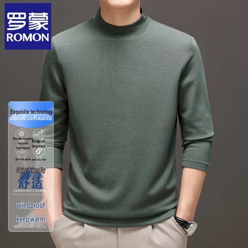 

Lomon Men s Long-Sleeve Round Neck Base Layer T-Shirt M