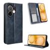 For vivo V60 5G Leather Case Wallet Stand Retro Texture Phone Cover