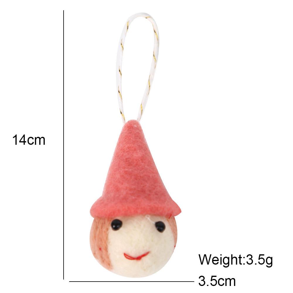 Mini Decorative Christmas Figures In Soft Fabric Stylish Ornaments Celebrations For