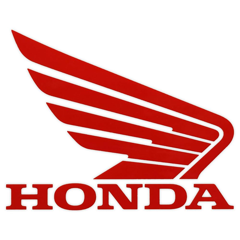 Toyo Mark HONDA Motorcycle Emblem Sticker Red 78x64(mm) R-341