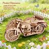 Retro Tricycle DO-IT-YOURSELF Hand Assembled Miniature Wooden 3D Puzzle Imaginative Holiday Birthday Present Toy