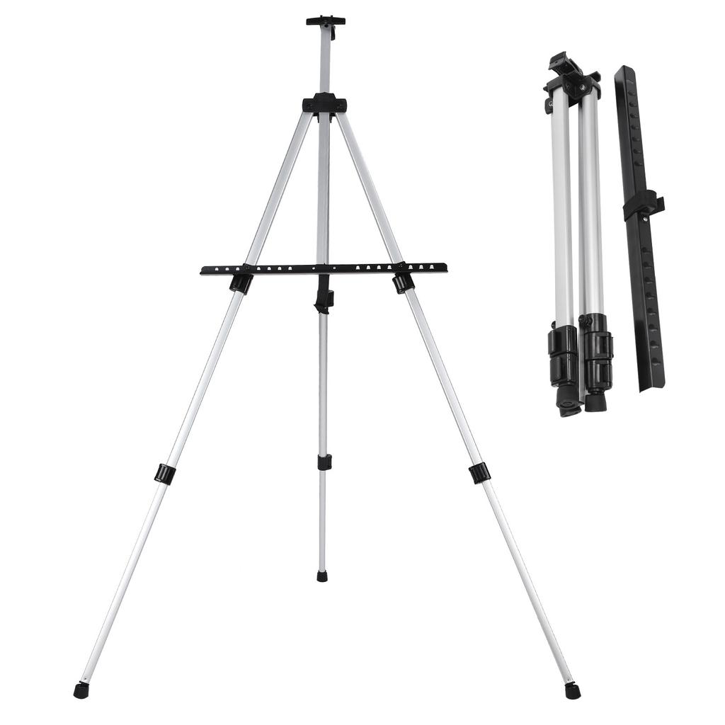 Nastavitelný stříbrný kovový stojan Plastová kombinovaná sada škrabek Skládací stojan na kreslící prkna