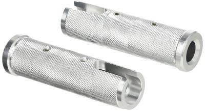 Bike Parts Center Silver Aluminum Steps for Honda Monkey/Gorilla Z50J/AB27, 308609