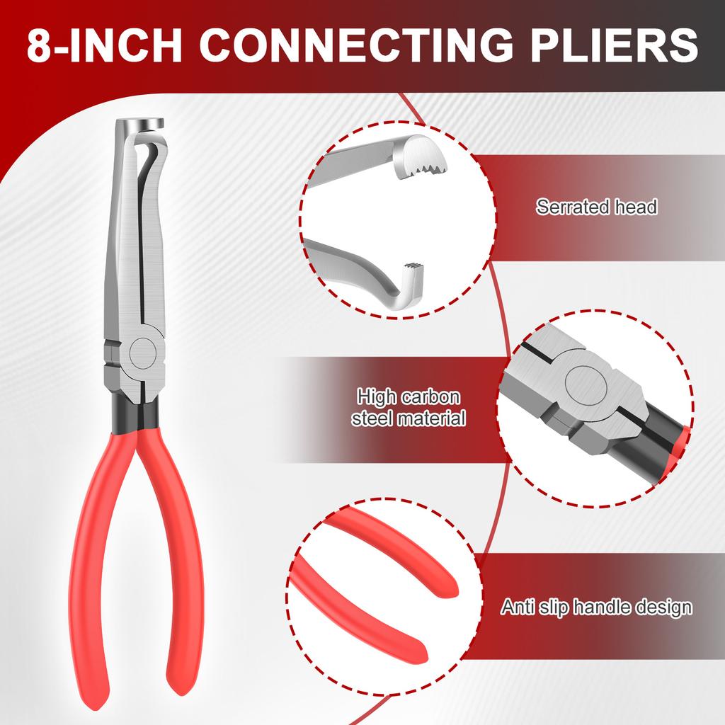 5 Pcs Electrical Disconnect Pliers Cars Automotive Electrical Connector Disconnect Tools with Terminal Removal Tools Kit for Car