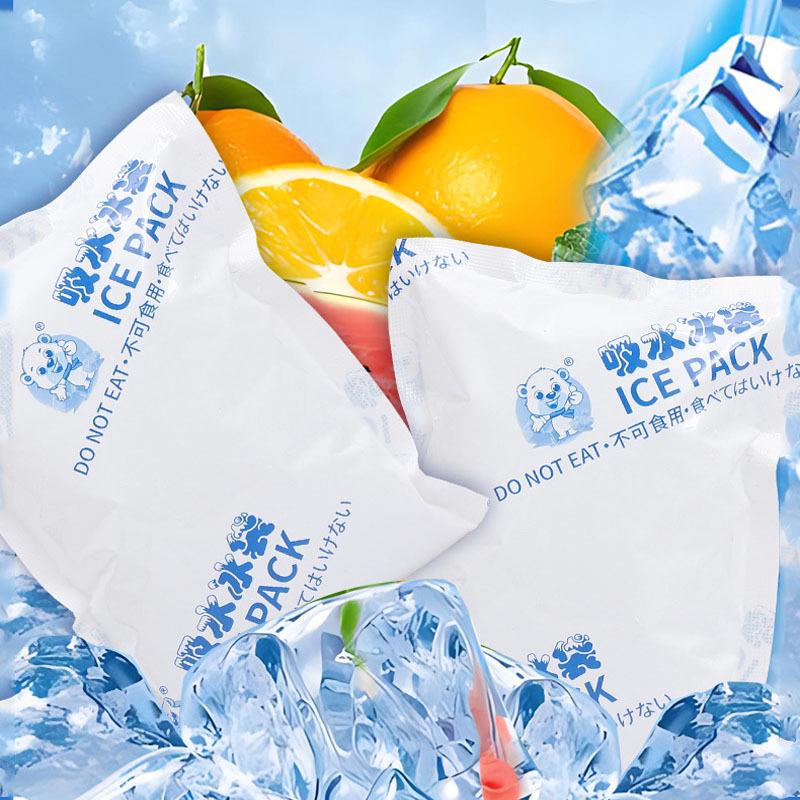 Self-Priming Double-Sided Disposable Ice Pack for Fresh-Keeping and Refrigeration of Seafood, Aviation Grade