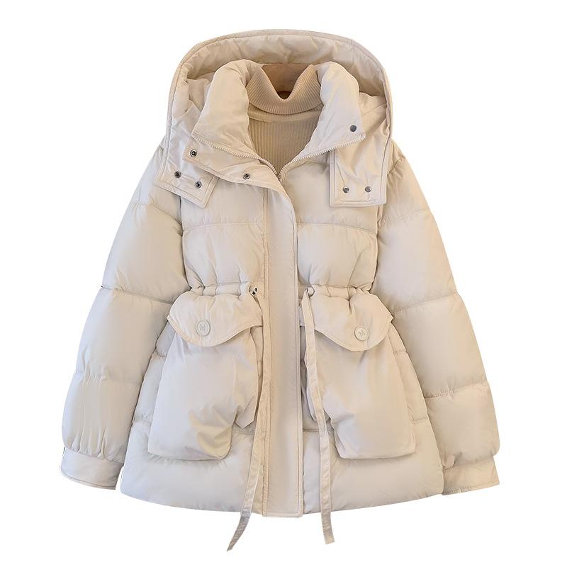 Down Cotton-padded Clothes for Women In Winter 2025, New Short Cotton-padded Jackets, Fashionable Waist and Thin, Thickened Cotton-padded Jackets