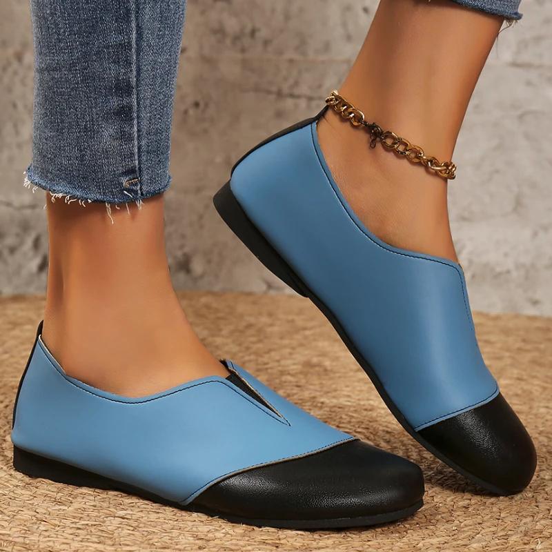 Fashion Casual Retro Soft Bottom Flat Bottom Shoes Spring Autumn New Comfortable 2024 Trend Lightweight Baotou Loafers Shoes for Women