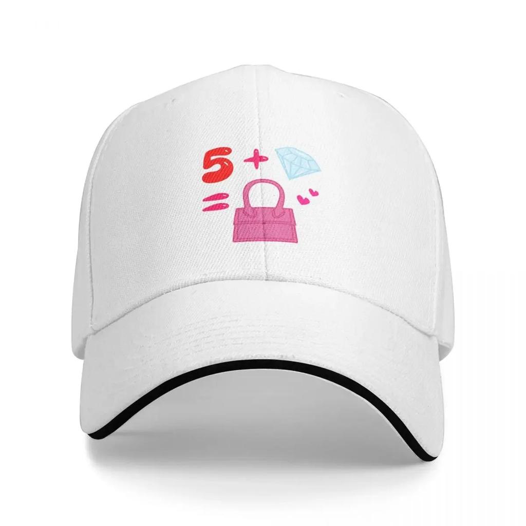 Red Five Diamonds In My Bag Baseball Cap Beach Hat Bobble Hat Christmas Hat Ladies Men's