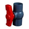 Shut-Off Ball Valve Multipurpose PVC Control Valve Slip Socket Ball Valve Effective Full Ball Valve Pipe Fittings For Home