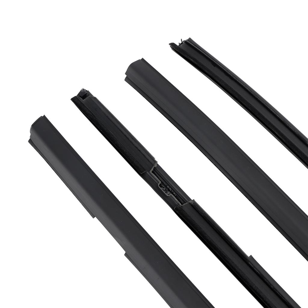 4 STÜCKE Wetterschutzleiste Gummidichtung Türgürtel für Honda FIT JAZZ 1. Generation 2001-2008