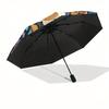Halloween Stained Pumpkin Halloween Party Decorations, Halloween Decorations Outdoor IndoorUmbrella, Portable 3-Fold Compact Umbrella,Mother's Day Hal