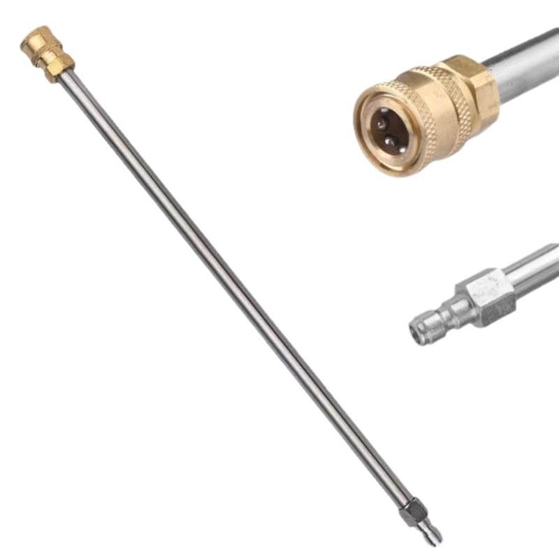 1Pcs Quick Connect 1/4 Inch High-Quality Stainless Steel Pressure Washer Extension Wand Heavy-Duty Upgrade