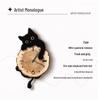 Contemporary Minimalist Cat Wall Clock – Creative Internet-Inspired Design, Ideal for Modern Living Rooms, With Free Shipping