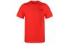 D4T T Shirts Men's Red Crew Neck Moderate Straight Fit DU0385