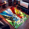 Custom Personalization Mighty Morphin Power Rangers Print Area Rug - Soft, Washable Non-Slip Indoor Mat,Living Room,Home&Office Decorative Rug