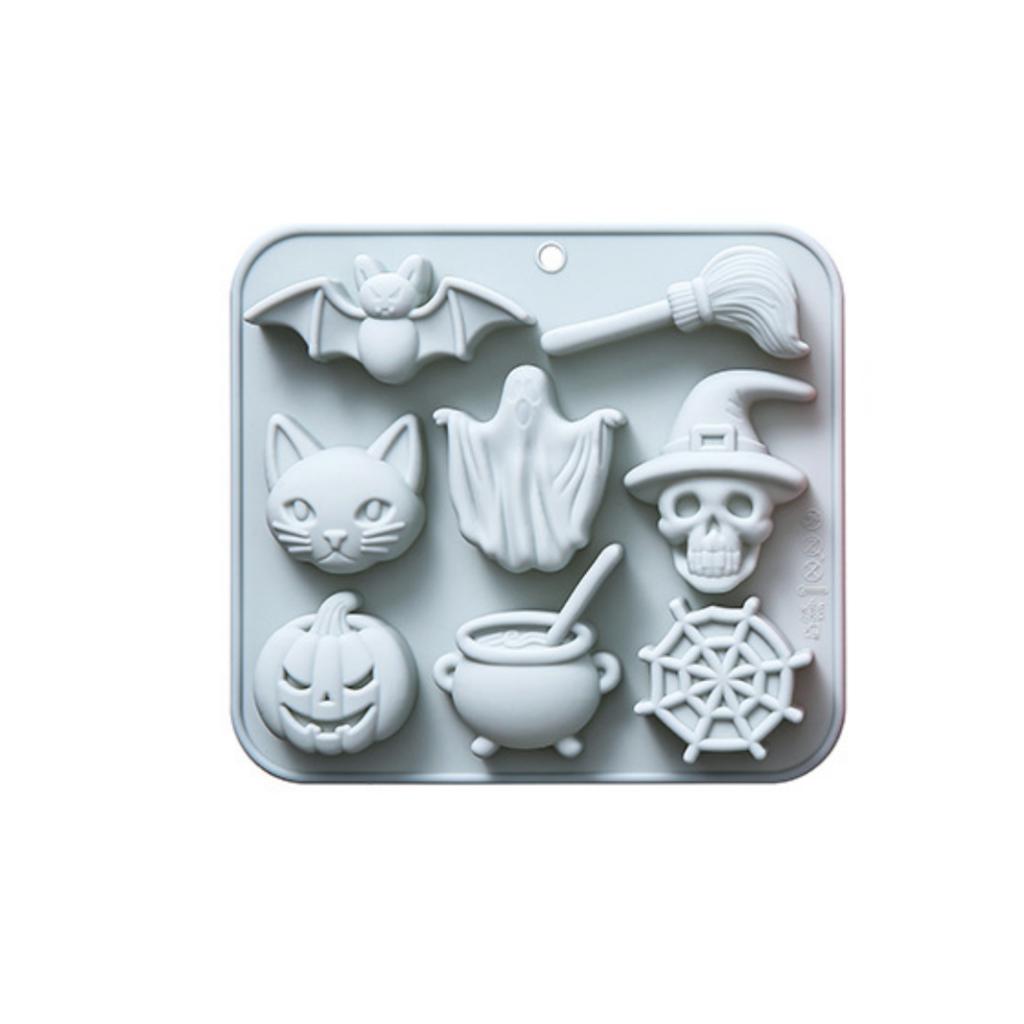 Halloween Candy Mold Temperature-Resistant Halloween Silicone Mold Halloween Baking Mold Multi-Purpose For Candy Crafting