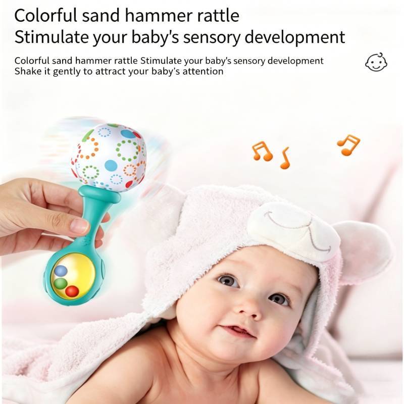 Baby-Handrasselspielzeug mit Greiftraining für die sensorische Entwicklung von Säuglingen