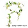 1.8m Pink Artificial Rose Vine Fake Flower Garland Wall Decor