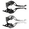 New CNC Motorcycle Brake Lever Adjustable Aluminium Alloy Brake Handle Dual Disc Drum Brake Accessories