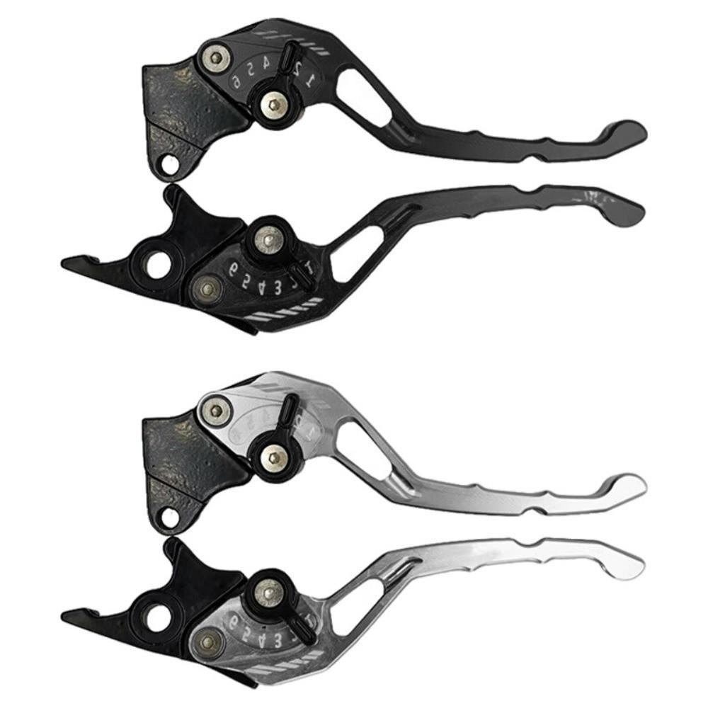 New CNC Motorcycle Brake Lever Adjustable Aluminium Alloy Brake Handle Dual Disc Drum Brake Accessories