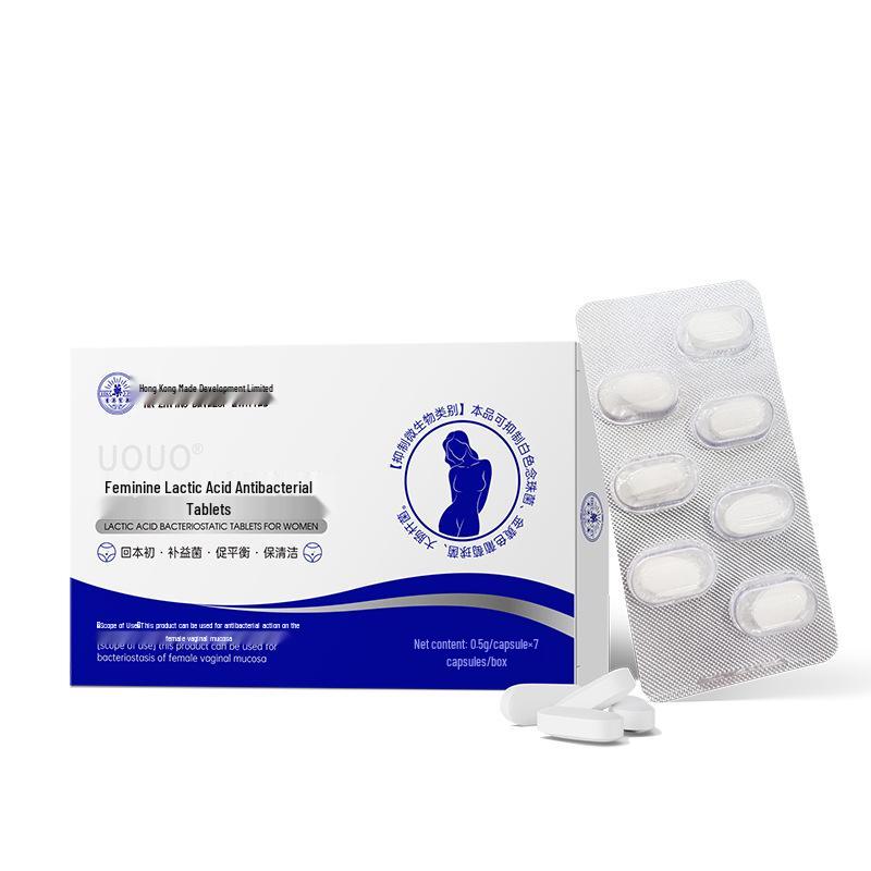Tablete Probiotice pentru Igienă Intimă Feminină cu Acid Lactic