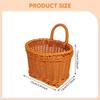 Hanging Storage Basket Wall Mounted Kitchen Sturdy with Handle Flower Holder Multifunctional
