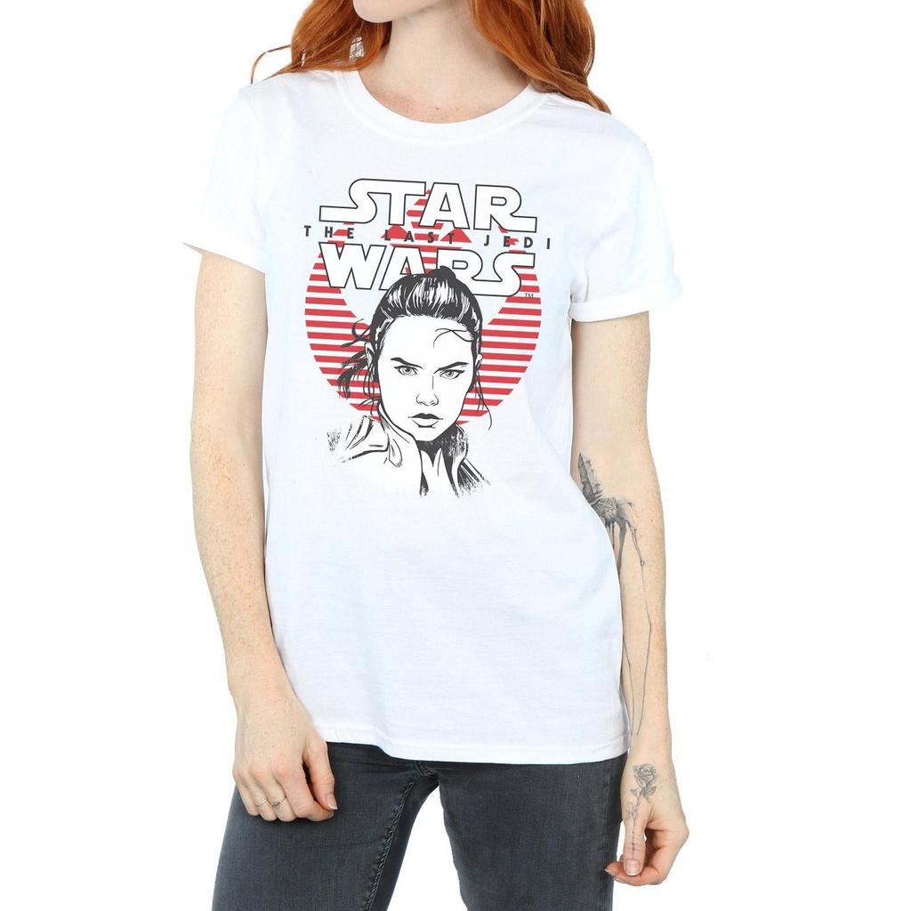 STAR WARS Womens/Ladies The Last Jedi Heroes Cotton Boyfriend T-Shirt