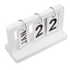 Vintage Flip Calendar Turn Page Month Date Display Wooden Desk Calendar Ornament for Home