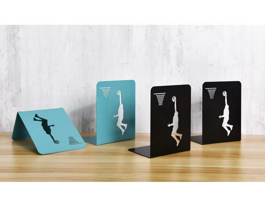 Chinese Style Ancient Architecture Metal Bookends: Decorative Desktop Ornaments and Book Support Clips